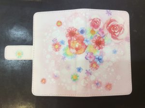 手帳型ケース Flower sound