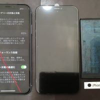 iPhoneXR 画面割れ&バッテリー交換