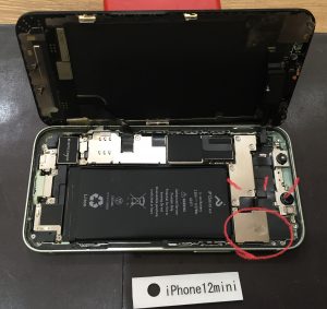 iPhone12mini 水没修理