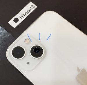 iPhone 13 背面カメラレンズ修理
