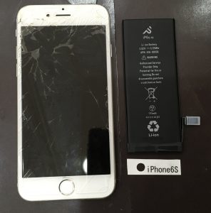 iPhone 6S 画面修理(軽度)&バッテリー交換