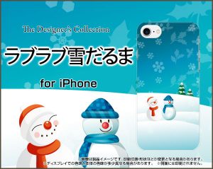 PC TPU ケース 雪だるま ラブラブ